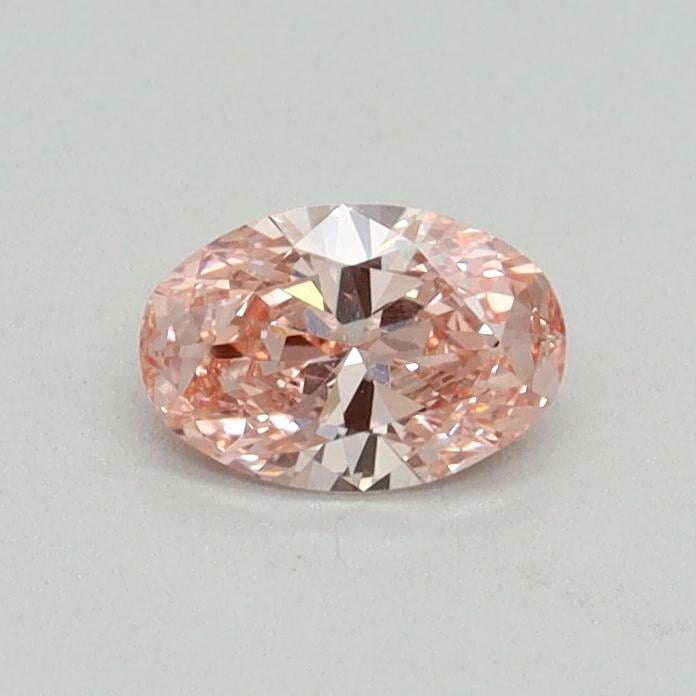 0.32 Ct. Fancy Vivid Pink Oval Lab Grown Diamond