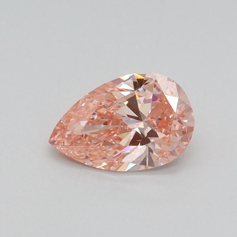 0.53 Ct. Fancy Intense Pink Pear Lab Grown Diamond