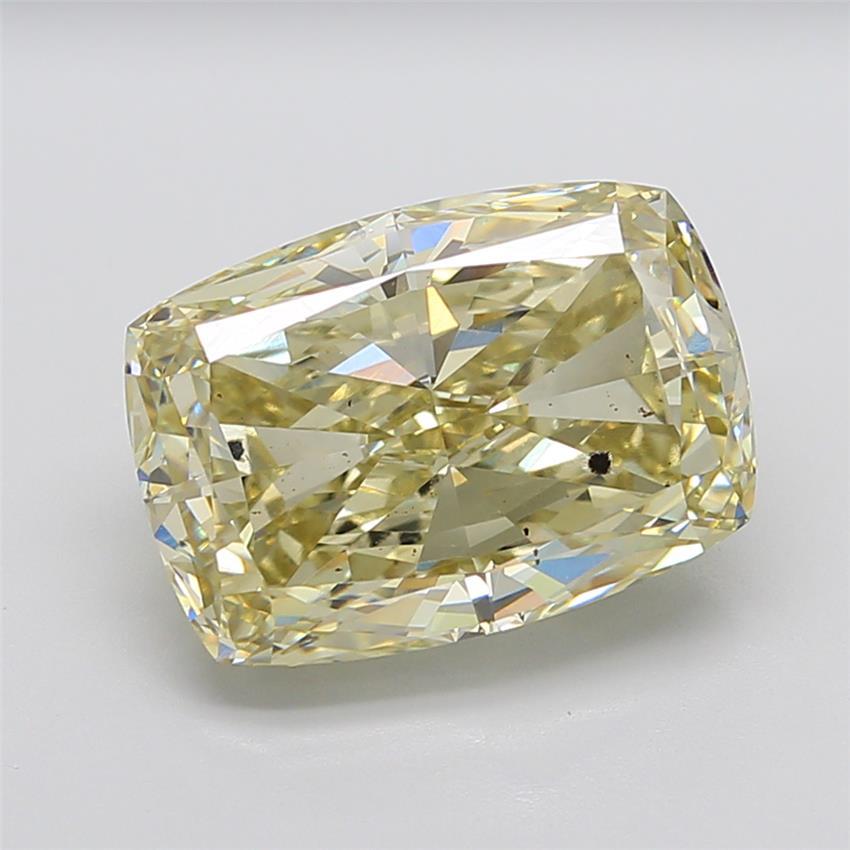 10.02 Ct. Fancy Light  Yellow Cushion Lab Grown Diamond