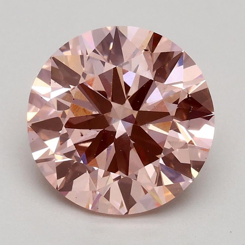 2.00 Ct. Fancy Pink Round Lab Grown Diamond