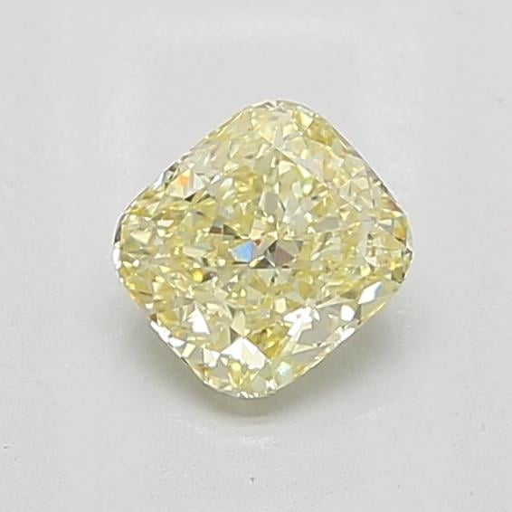 0.96 Ct. Fancy Yellow Cushion Lab Grown Diamond