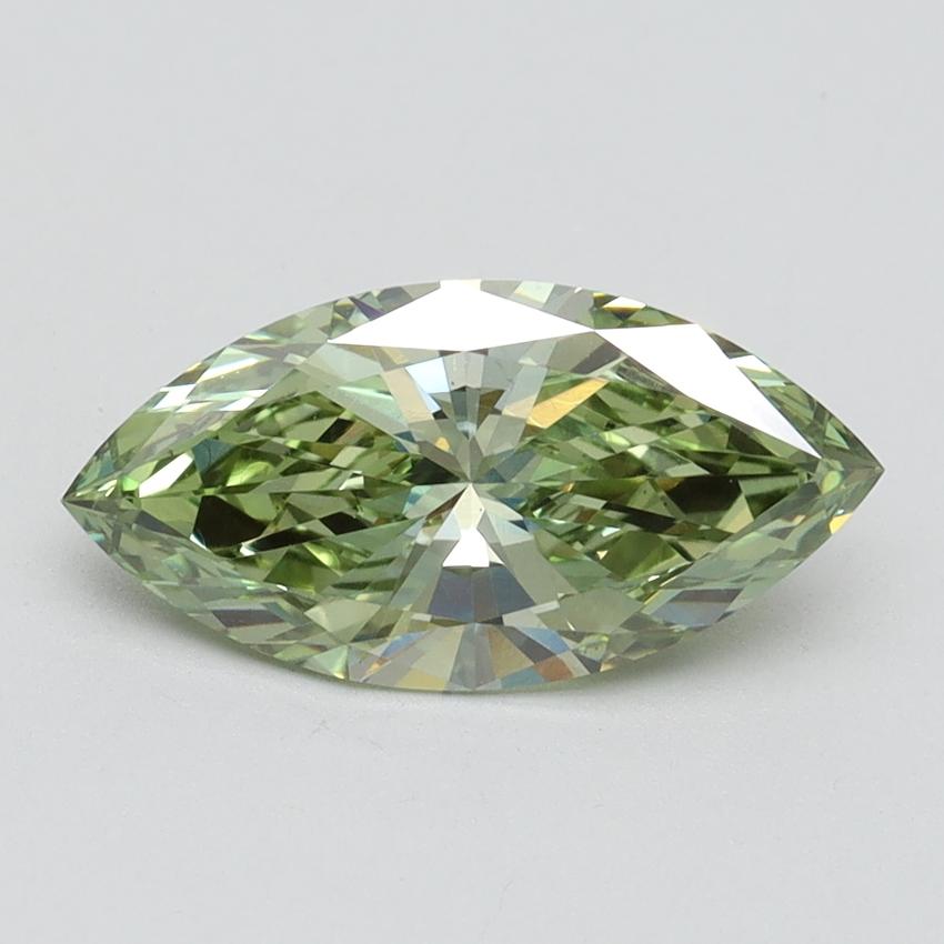 1.50 Ct. Fancy Intense Green Marquise Lab Grown Diamond