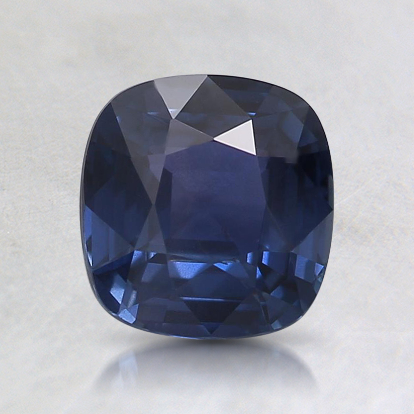 6.3x6mm Blue Cushion Sapphire