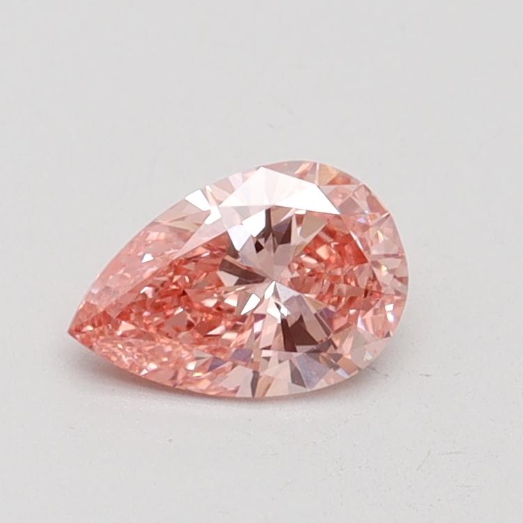 0.47 Ct. Fancy Intense Pink Pear Lab Grown Diamond