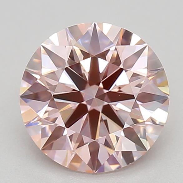 0.71 Ct. Fancy Light Pink Round Lab Grown Diamond