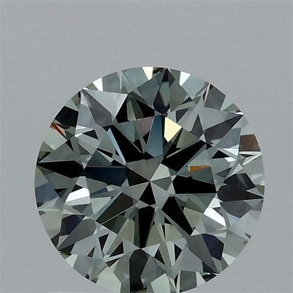 1.10 Ct. Fancy Intense Green Round Lab Grown Diamond