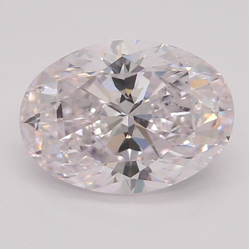 0.70 Ct. Faint Pink Oval Diamond