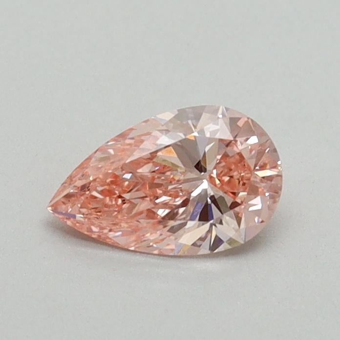 0.40 Ct. Fancy Vivid Pink Pear Lab Grown Diamond