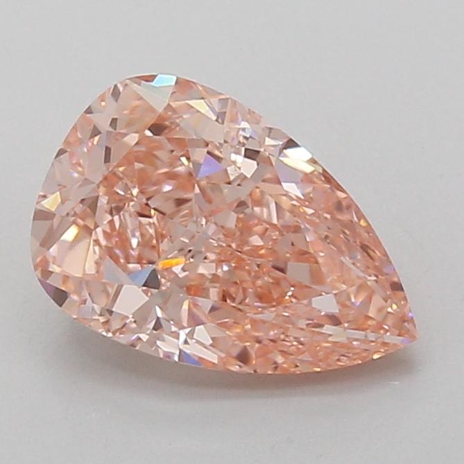 2.09 Ct. Fancy Vivid Pink Pear Lab Grown Diamond