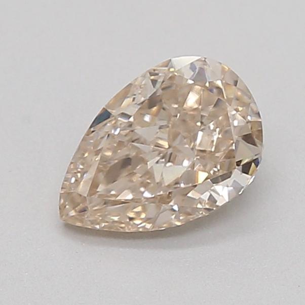 0.37 Ct. Very Light  Brown Pear Lab Grown Diamond