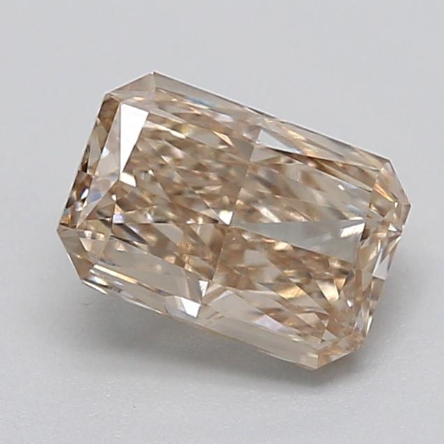 0.55 Ct. Very Light  Brown Radiant Lab Grown Diamond