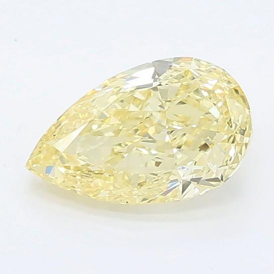 0.80 Ct. Fancy Yellow Pear Lab Grown Diamond