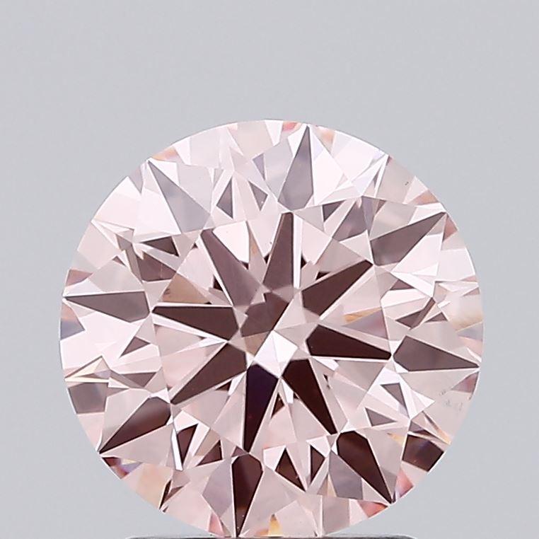 2.05 Ct. Fancy Intense Pink Round Lab Grown Diamond