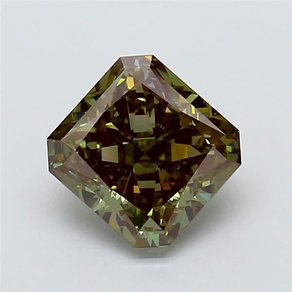 2.02 Ct. Fancy Deep Green Radiant Lab Grown Diamond