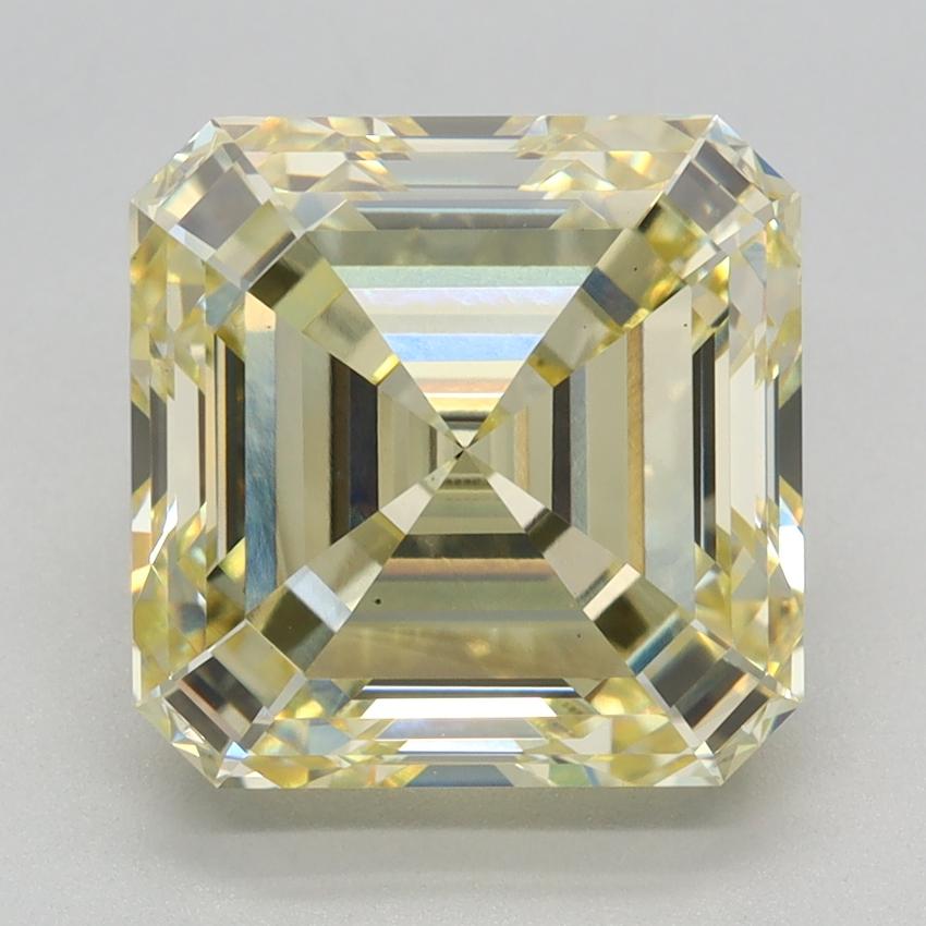 4.56 Ct. Fancy Intense Yellow Asscher Lab Grown Diamond