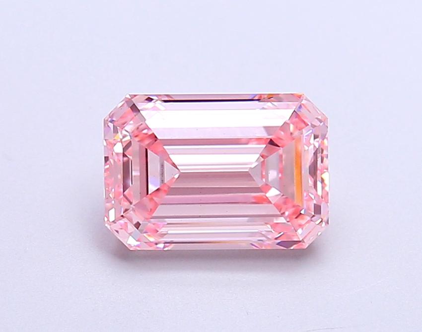 2.02 Ct. Fancy Intense Pink Emerald Lab Grown Diamond