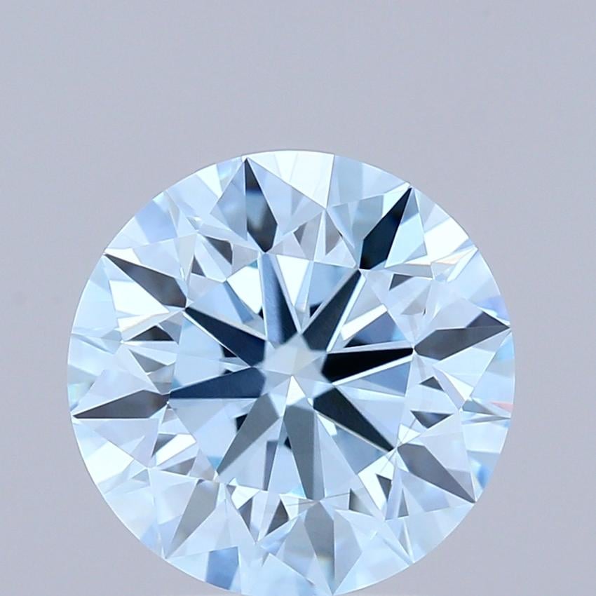 2.53 Ct. Fancy Intense Blue Round Lab Grown Diamond