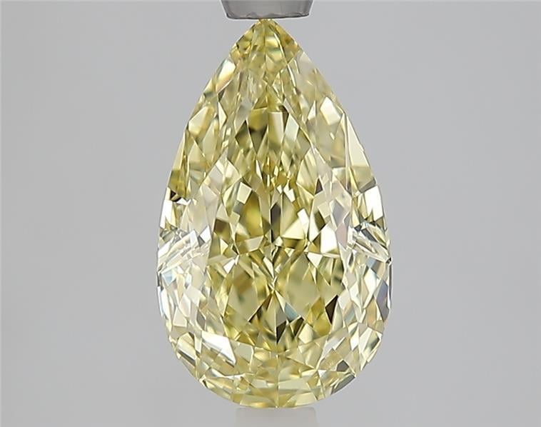 2.03 Ct. Fancy Intense  Yellow Pear Lab Grown Diamond