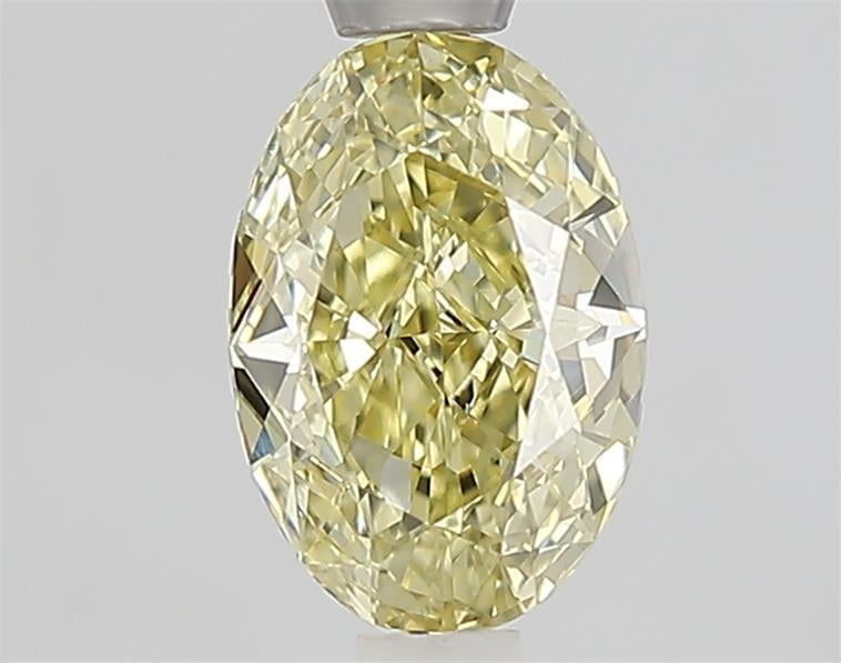 1.02 Ct. Fancy Intense  Yellow Oval Lab Grown Diamond