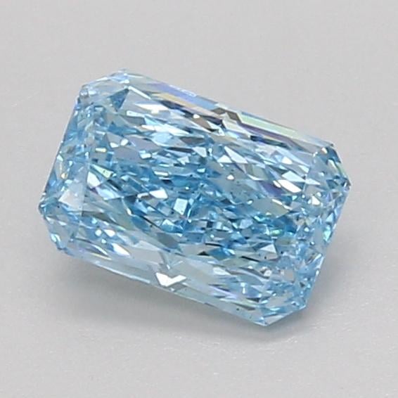 1.02 Ct. Fancy Vivid Blue Radiant Lab Grown Diamond