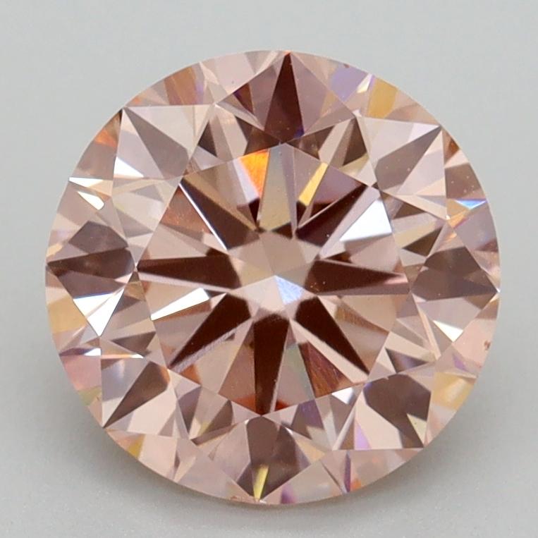2.52 Ct. Fancy Intense Pink Round Lab Grown Diamond
