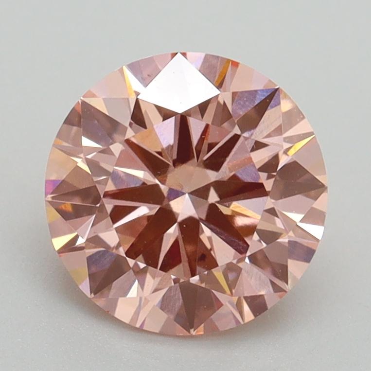 1.76 Ct. Fancy Intense Pink Round Lab Grown Diamond