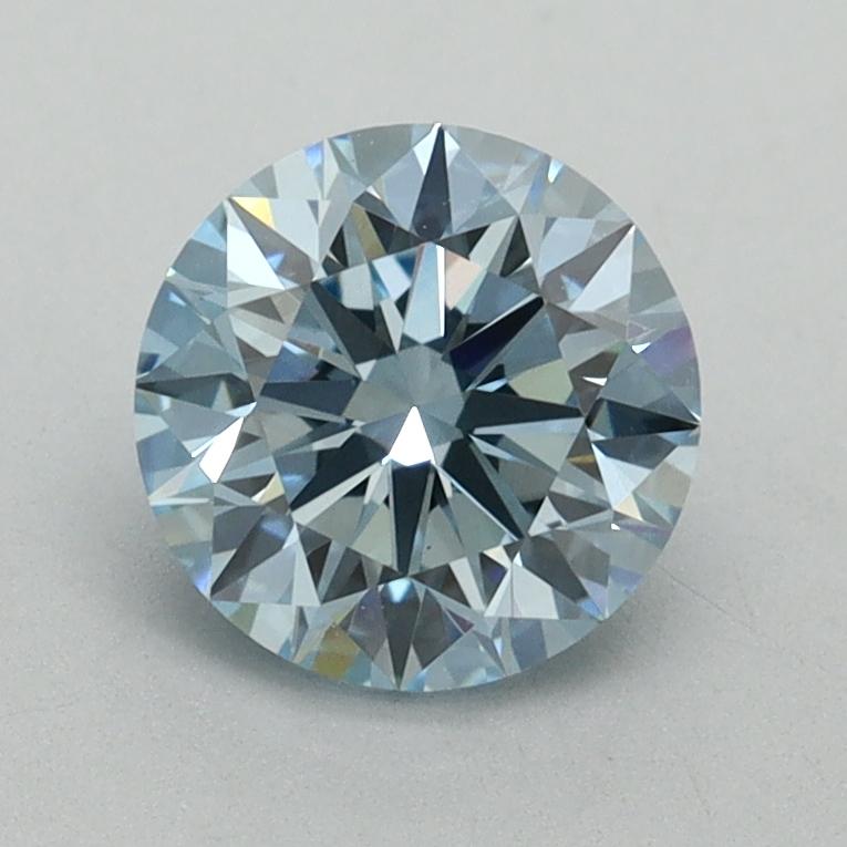 1.21 Ct. Fancy Intense Blue Round Lab Grown Diamond