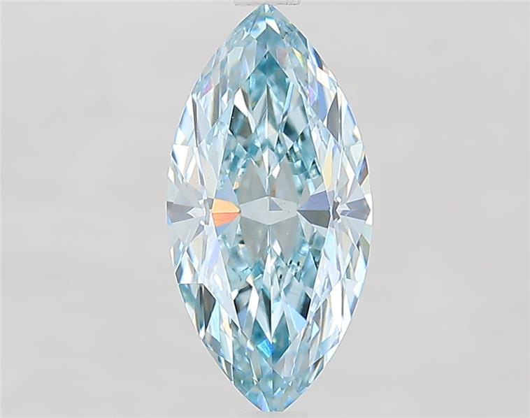 2.00 Ct. Fancy  Blue Marquise Lab Grown Diamond
