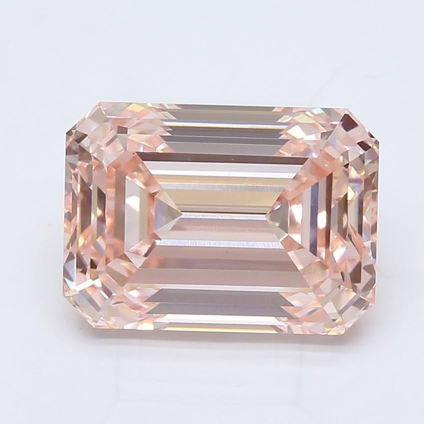 6.77 Ct. Fancy Intense Pink Emerald Lab Grown Diamond