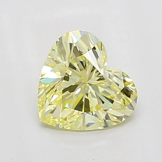 1.07 Ct. Fancy Yellow Heart Lab Grown Diamond