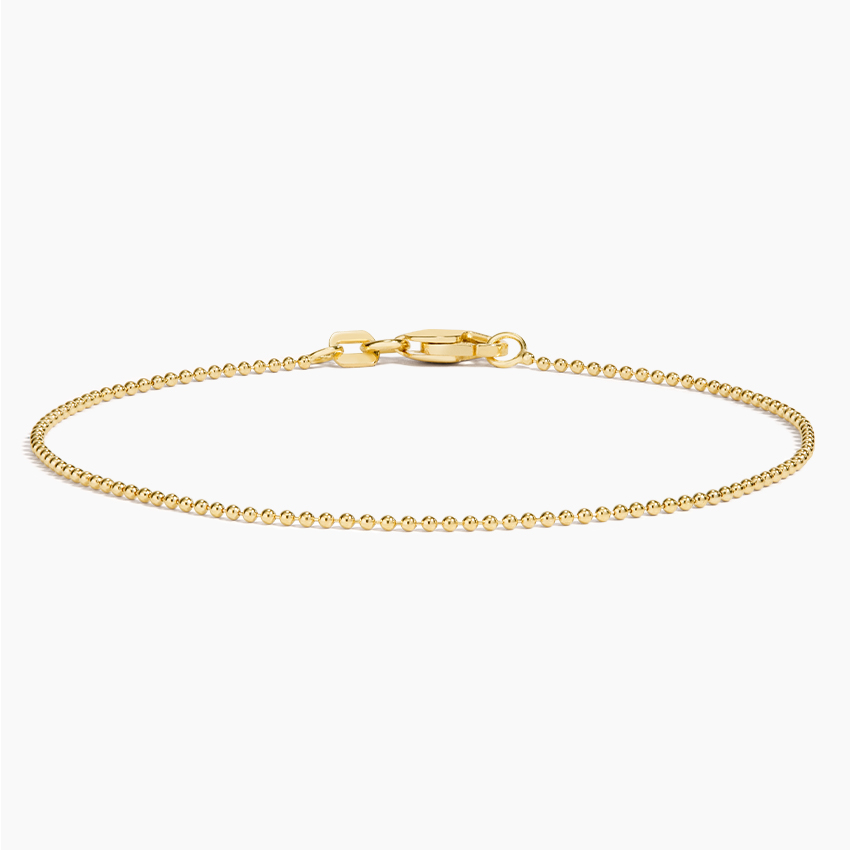 Cameron 6 in. Bead Chain Bracelet (1mm)