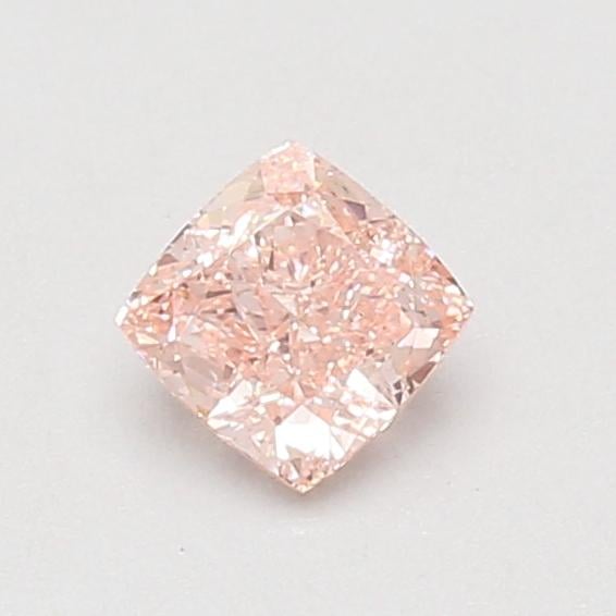 0.57 Ct. Fancy Intense Pink Cushion Lab Grown Diamond