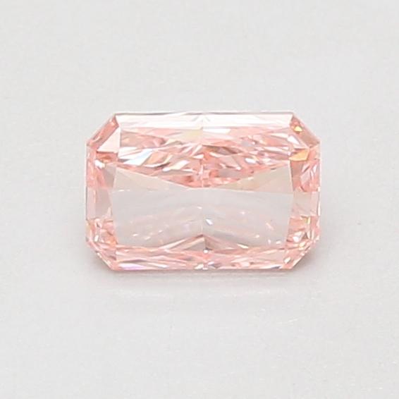 0.52 Ct. Fancy Vivid Pink Radiant Lab Grown Diamond