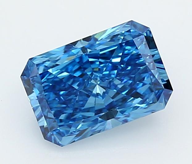 1.30 Ct. Fancy Vivid  Blue Radiant Lab Grown Diamond