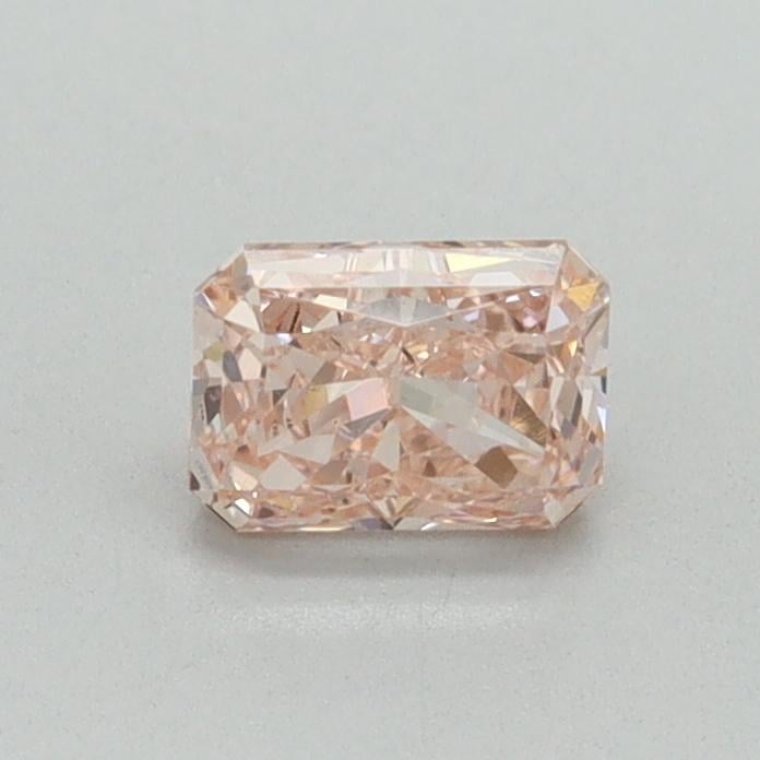 0.51 Ct. Fancy Vivid Pink Radiant Lab Grown Diamond