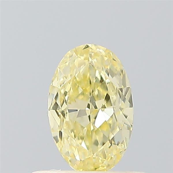 0.51 Ct. Fancy  Yellow Oval Lab Grown Diamond
