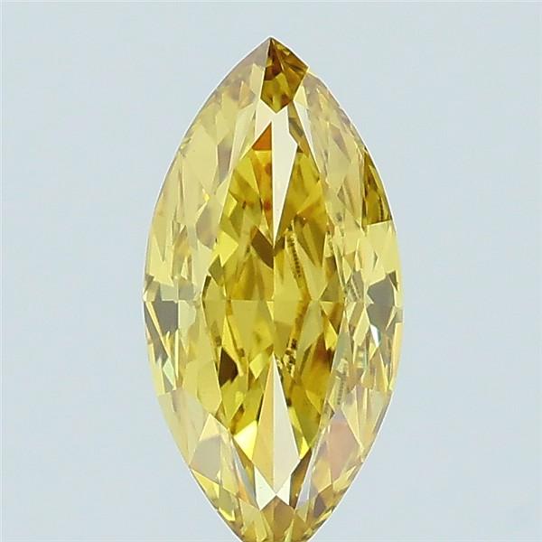 0.96 Ct. Fancy Yellow Marquise Lab Grown Diamond