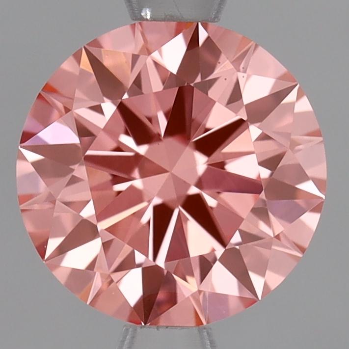 1.06 Ct. Fancy Vivid Pink Round Lab Grown Diamond
