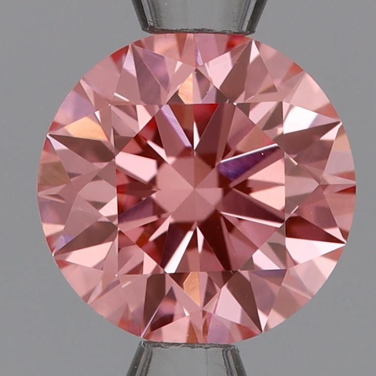 1.02 Ct. Fancy Vivid Pink Round Lab Grown Diamond