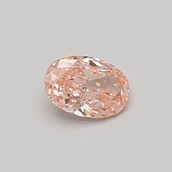 0.30 Ct. Fancy Intense Pink Oval Lab Grown Diamond