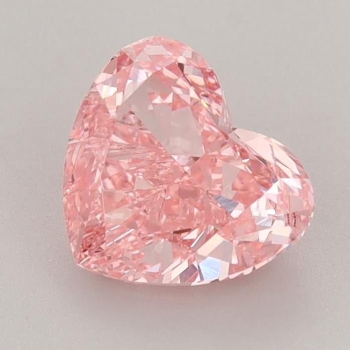 1.45 Ct. Fancy Vivid  Pink Heart Lab Grown Diamond