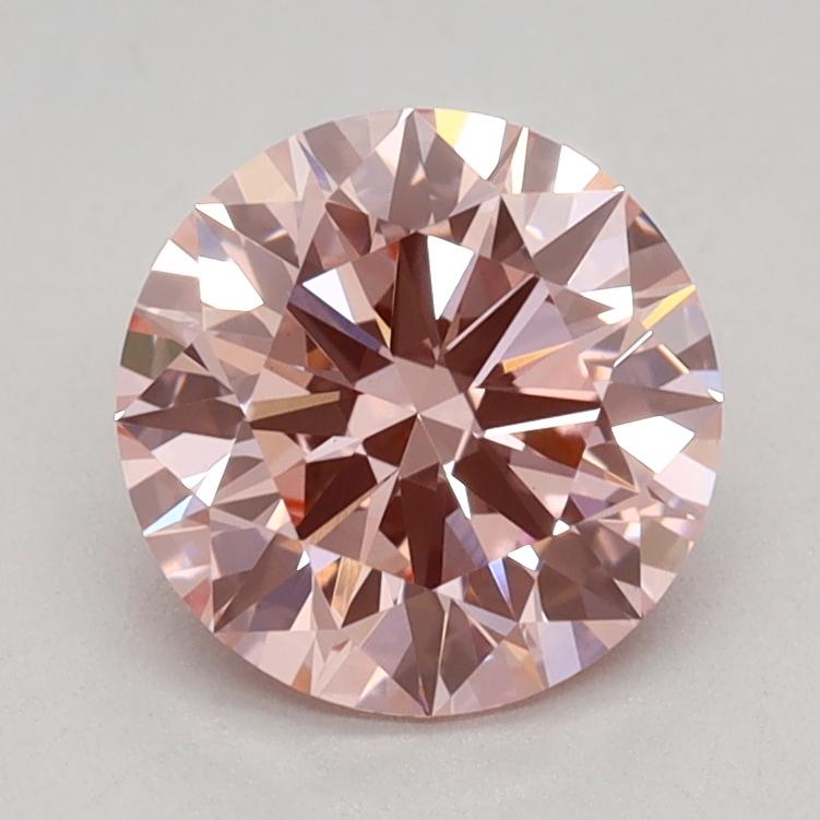 1.04 Ct. Fancy Vivid Pink Round Lab Grown Diamond
