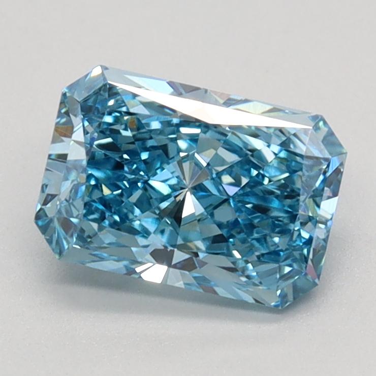 1.03 Ct. Fancy Vivid Blue Radiant Lab Grown Diamond