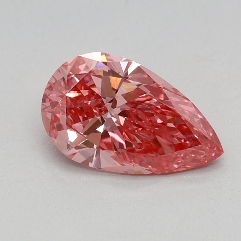 0.62 Ct. Fancy Vivid Pink Pear Lab Grown Diamond