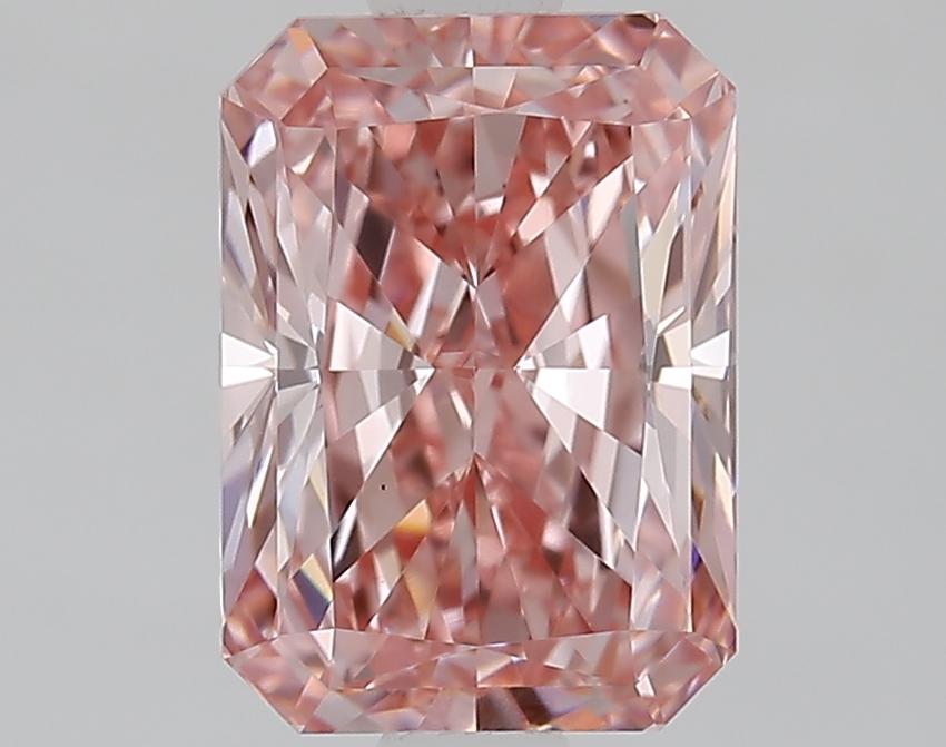 1.59 Ct. Fancy Vivid Pink Radiant Lab Grown Diamond