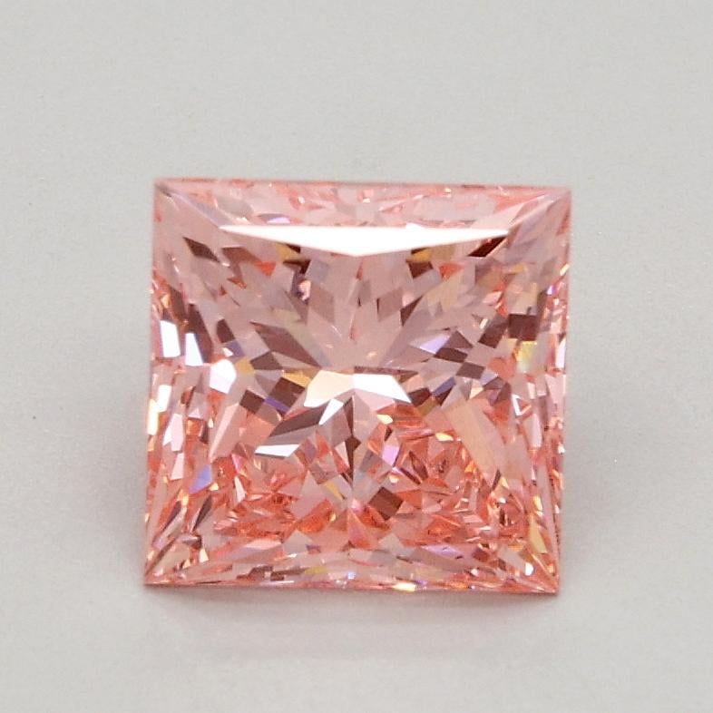 1.06 Ct. Fancy Intense Pink Princess Lab Grown Diamond