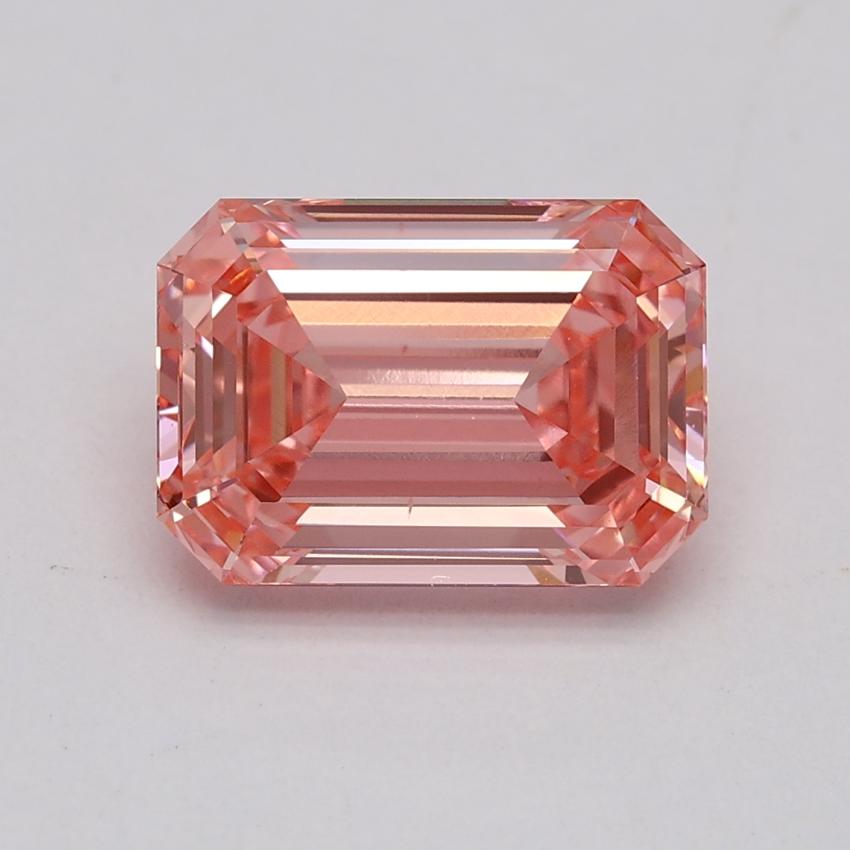 2.09 Ct. Fancy Intense Pink Emerald Lab Grown Diamond