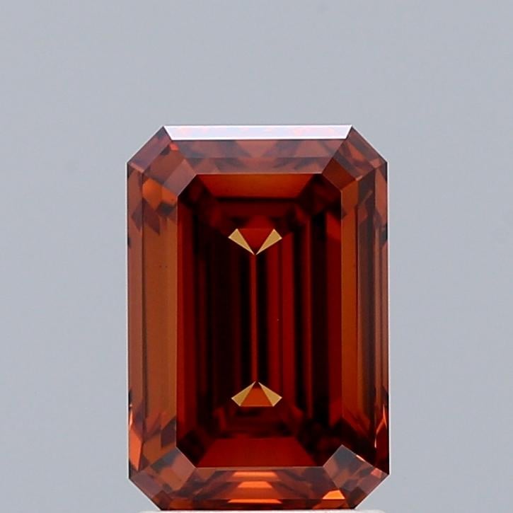 2.05 Ct. Fancy Orange Emerald Lab Grown Diamond