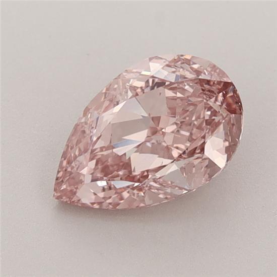 1.24 Ct. Fancy Intense Brownish Pink Pear Lab Grown Diamond