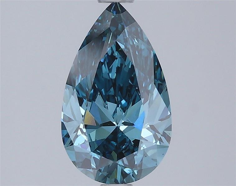1.50 Ct. Fancy Vivid Blue Pear Lab Grown Diamond
